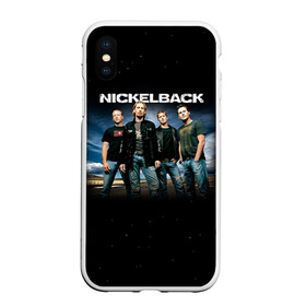 Чехол для iPhone XS Max матовый с принтом Nickelback в Белгороде, Силикон | Область печати: задняя сторона чехла, без боковых панелей | nickelback | группа | никельбэк | рок