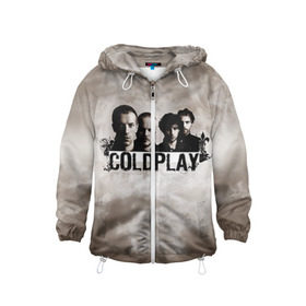 Детская ветровка 3D с принтом Coldplay в Белгороде, 100% полиэстер | подол и капюшон оформлены резинкой с фиксаторами, по бокам два кармана без застежек, один потайной карман на груди | coldplay | rock | колдплэй | рок