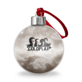 Ёлочный шар с принтом Coldplay в Белгороде, Пластик | Диаметр: 77 мм | coldplay | rock | колдплэй | рок