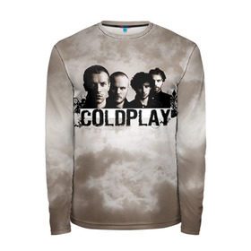 Мужской лонгслив 3D с принтом Coldplay в Белгороде, 100% полиэстер | длинные рукава, круглый вырез горловины, полуприлегающий силуэт | coldplay | rock | колдплэй | рок