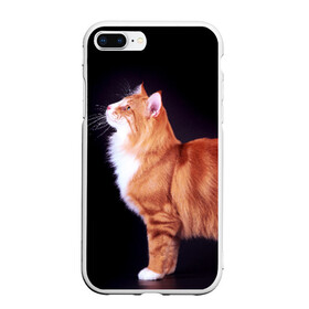 Чехол для iPhone 7Plus/8 Plus матовый с принтом Рыжий кот в Белгороде, Силикон | Область печати: задняя сторона чехла, без боковых панелей | домашняя | животное | кот | котэ | кошка | рыжая