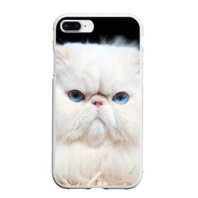 Чехол для iPhone 7Plus/8 Plus матовый с принтом Персидский кот в Белгороде, Силикон | Область печати: задняя сторона чехла, без боковых панелей | домашняя | животное | кот | котэ | кошка | персидский