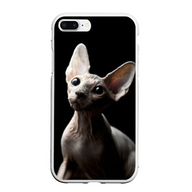 Чехол для iPhone 7Plus/8 Plus матовый с принтом Сфинкс в Белгороде, Силикон | Область печати: задняя сторона чехла, без боковых панелей | домашняя | животное | кот | котэ | кошка | сфинкс