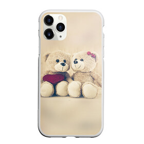 Чехол для iPhone 11 Pro матовый с принтом Love teddy bears в Белгороде, Силикон |  | Тематика изображения на принте: 14 февраля | bears | teddy | валентин | день святого валентина | игрушки | медведи | милый | мимими | мишка | мишки | подарки | подарок | подарок девушке | подарок парню | тедди