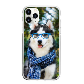 Чехол для iPhone 11 Pro матовый с принтом Хаски в Белгороде, Силикон |  | животное | порода | собака | хаски