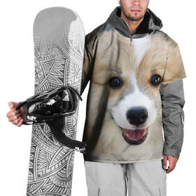 Накидка на куртку 3D с принтом Пемброк-вельш-корги, собака, п в Белгороде, 100% полиэстер |  | животное | пемброк вельш корги | порода | собака