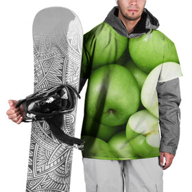 Накидка на куртку 3D с принтом Яблочная в Белгороде, 100% полиэстер |  | Тематика изображения на принте: вегетарианство | яблоко