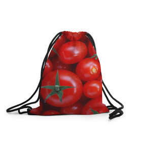 Рюкзак-мешок 3D с принтом Томатная в Белгороде, 100% полиэстер | плотность ткани — 200 г/м2, размер — 35 х 45 см; лямки — толстые шнурки, застежка на шнуровке, без карманов и подкладки | Тематика изображения на принте: tomato | vegan | vegetarian | будизм | веган | вегетарианство | йога | помидор | сыроедение | томат | фитнес | ягода