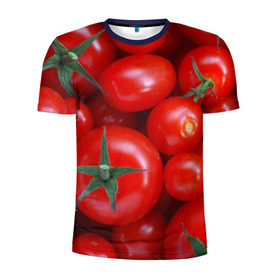 Мужская футболка 3D спортивная с принтом Томатная в Белгороде, 100% полиэстер с улучшенными характеристиками | приталенный силуэт, круглая горловина, широкие плечи, сужается к линии бедра | Тематика изображения на принте: tomato | vegan | vegetarian | будизм | веган | вегетарианство | йога | помидор | сыроедение | томат | фитнес | ягода