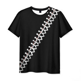 Мужская футболка 3D с принтом Three Days Grace 9 в Белгороде, 100% полиэфир | прямой крой, круглый вырез горловины, длина до линии бедер | three days grace