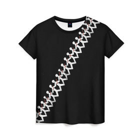 Женская футболка 3D с принтом Three Days Grace 9 в Белгороде, 100% полиэфир ( синтетическое хлопкоподобное полотно) | прямой крой, круглый вырез горловины, длина до линии бедер | three days grace