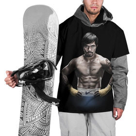 Накидка на куртку 3D с принтом Мэнни Пакьяо в Белгороде, 100% полиэстер |  | boxing | бокс | боксер | мэнни | мэнни пакьяо | пакьяо | спорт | чемпион мира
