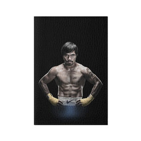 Обложка для паспорта матовая кожа с принтом Мэнни Пакьяо в Белгороде, натуральная матовая кожа | размер 19,3 х 13,7 см; прозрачные пластиковые крепления | boxing | бокс | боксер | мэнни | мэнни пакьяо | пакьяо | спорт | чемпион мира