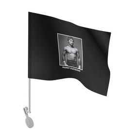 Флаг для автомобиля с принтом Мэнни Пакьяо чб в Белгороде, 100% полиэстер | Размер: 30*21 см | boxing | бокс | боксер | мэнни | мэнни пакьяо | пакьяо | спорт | чемпион мира
