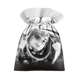 Подарочный 3D мешок с принтом Гагарин 1 в Белгороде, 100% полиэстер | Размер: 29*39 см | гагарин | космос | космос наш | поехали | ретро | ссср | юрий гагарин