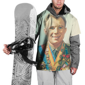 Накидка на куртку 3D с принтом Гагарин 2 в Белгороде, 100% полиэстер |  | Тематика изображения на принте: гагарин | космос | космос наш | поехали | ретро | ссср | юрий гагарин
