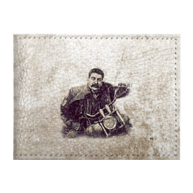 Обложка для студенческого билета с принтом Сталин 2 в Белгороде, натуральная кожа | Размер: 11*8 см; Печать на всей внешней стороне | Тематика изображения на принте: знаменитости | иосиф сталин | ретро | ссср