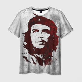 Мужская футболка 3D с принтом Че Гевара 1 в Белгороде, 100% полиэфир | прямой крой, круглый вырез горловины, длина до линии бедер | ernesto che guevara | куба | революционер | революция | ретро | эрнесто че гевара