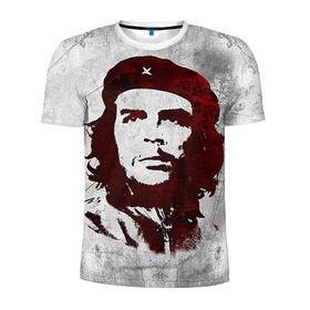 Мужская футболка 3D спортивная с принтом Че Гевара 1 в Белгороде, 100% полиэстер с улучшенными характеристиками | приталенный силуэт, круглая горловина, широкие плечи, сужается к линии бедра | ernesto che guevara | куба | революционер | революция | ретро | эрнесто че гевара