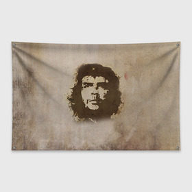 Флаг-баннер с принтом Че Гевара 2 в Белгороде, 100% полиэстер | размер 67 х 109 см, плотность ткани — 95 г/м2; по краям флага есть четыре люверса для крепления | ernesto che guevara | куба | революционер | революция | ретро | эрнесто че гевара