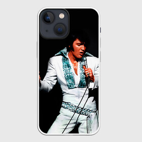 Чехол для iPhone 13 mini с принтом Элвис 3 в Белгороде,  |  | elvis presley | rock n roll | музыка | ретро | рок н ролл | элвис пресли