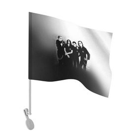 Флаг для автомобиля с принтом Агата Кристи 1 в Белгороде, 100% полиэстер | Размер: 30*21 см | Тематика изображения на принте: агата кристи