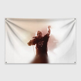 Флаг-баннер с принтом Горшок в Белгороде, 100% полиэстер | размер 67 х 109 см, плотность ткани — 95 г/м2; по краям флага есть четыре люверса для крепления | король и шут