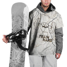 Накидка на куртку 3D с принтом Train hard 5 в Белгороде, 100% полиэстер |  | Тематика изображения на принте: bodybuilding | no pain no gain | train hard | бодибилдинг | качалка | пауэрлифинг | тренажерный | фитнес