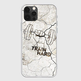 Чехол для iPhone 12 Pro Max с принтом Train hard 5 в Белгороде, Силикон |  | Тематика изображения на принте: bodybuilding | no pain no gain | train hard | бодибилдинг | качалка | пауэрлифинг | тренажерный | фитнес