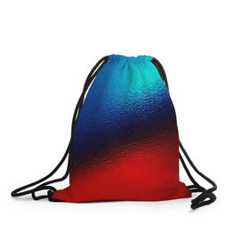 Рюкзак-мешок 3D с принтом Цветовой переход красный в Белгороде, 100% полиэстер | плотность ткани — 200 г/м2, размер — 35 х 45 см; лямки — толстые шнурки, застежка на шнуровке, без карманов и подкладки | цветовой переход