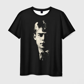 Мужская футболка 3D с принтом Есенин в Белгороде, 100% полиэфир | прямой крой, круглый вырез горловины, длина до линии бедер | Тематика изображения на принте: есенин