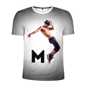 Мужская футболка 3D спортивная с принтом Мигель в Белгороде, 100% полиэстер с улучшенными характеристиками | приталенный силуэт, круглая горловина, широкие плечи, сужается к линии бедра | 