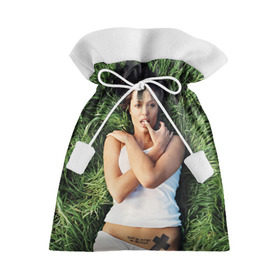 Подарочный 3D мешок с принтом Джоли Анджелина в Белгороде, 100% полиэстер | Размер: 29*39 см | анджелина | девушка | джоли | лежит | тату