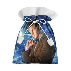 Подарочный 3D мешок с принтом 11th Doctor Who в Белгороде, 100% полиэстер | Размер: 29*39 см | doctor who | matt | smith | tardis | временной поток | доктор кто | мэтт | смит | тардис
