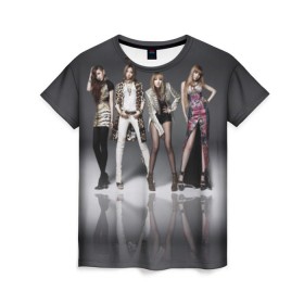 Женская футболка 3D с принтом K-pop девушки в Белгороде, 100% полиэфир ( синтетическое хлопкоподобное полотно) | прямой крой, круглый вырез горловины, длина до линии бедер | 2ne1 | cl | cl корея | k pop | айдолы | девушка | кей поп | корейская | корейцы | корея | кпоп | попса | южная