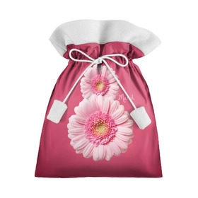 Подарочный 3D мешок с принтом Гарберы в Белгороде, 100% полиэстер | Размер: 29*39 см | 8 марта | гарберы | день | женский | международный | праздник | розовые | цветы