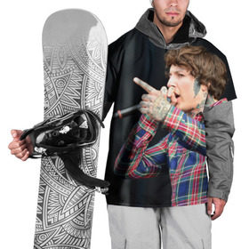 Накидка на куртку 3D с принтом Oliver Sykes в Белгороде, 100% полиэстер |  | bring me the horizon | oliver sykes | sempiternal | that’s the spirit | throne | оливер сайкс