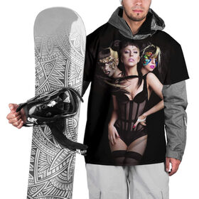 Накидка на куртку 3D с принтом Lady Gaga в Белгороде, 100% полиэстер |  | Тематика изображения на принте: 