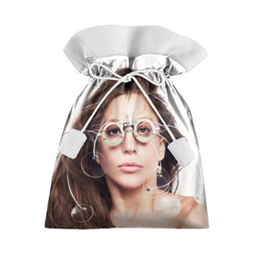 Подарочный 3D мешок с принтом Lady Gaga в Белгороде, 100% полиэстер | Размер: 29*39 см | 