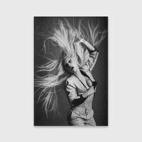 Обложка для паспорта матовая кожа с принтом Lady Gaga в Белгороде, натуральная матовая кожа | размер 19,3 х 13,7 см; прозрачные пластиковые крепления | Тематика изображения на принте: lady gaga | блондинка | звезда | знаменитость | леди гаага | певица | поп | эпатаж | эпатажная