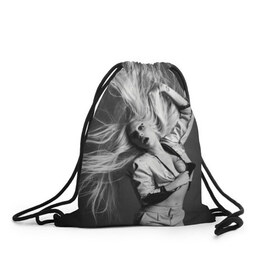 Рюкзак-мешок 3D с принтом Lady Gaga в Белгороде, 100% полиэстер | плотность ткани — 200 г/м2, размер — 35 х 45 см; лямки — толстые шнурки, застежка на шнуровке, без карманов и подкладки | lady gaga | блондинка | звезда | знаменитость | леди гаага | певица | поп | эпатаж | эпатажная