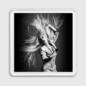 Магнит 55*55 с принтом Lady Gaga в Белгороде, Пластик | Размер: 65*65 мм; Размер печати: 55*55 мм | lady gaga | блондинка | звезда | знаменитость | леди гаага | певица | поп | эпатаж | эпатажная