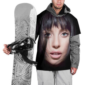 Накидка на куртку 3D с принтом Lady Gaga в Белгороде, 100% полиэстер |  | 