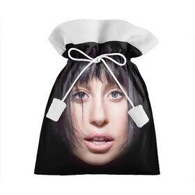Подарочный 3D мешок с принтом Lady Gaga в Белгороде, 100% полиэстер | Размер: 29*39 см | Тематика изображения на принте: 