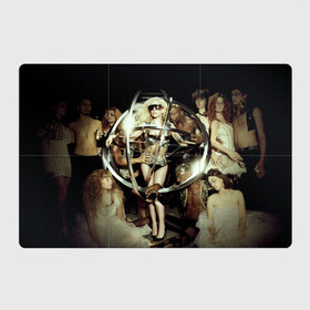Магнитный плакат 3Х2 с принтом Lady Gaga в Белгороде, Полимерный материал с магнитным слоем | 6 деталей размером 9*9 см | 
