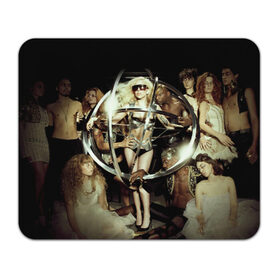 Коврик прямоугольный с принтом Lady Gaga в Белгороде, натуральный каучук | размер 230 х 185 мм; запечатка лицевой стороны | 