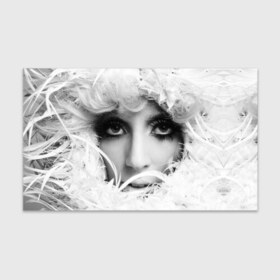 Бумага для упаковки 3D с принтом Lady Gaga в Белгороде, пластик и полированная сталь | круглая форма, металлическое крепление в виде кольца | lady gaga | белые | блондинка | звезда | знаменитость | леди гаага | певица | перья | поп | эпатаж | эпатажная