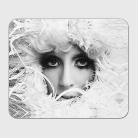 Коврик прямоугольный с принтом Lady Gaga в Белгороде, натуральный каучук | размер 230 х 185 мм; запечатка лицевой стороны | lady gaga | белые | блондинка | звезда | знаменитость | леди гаага | певица | перья | поп | эпатаж | эпатажная
