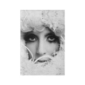 Обложка для паспорта матовая кожа с принтом Lady Gaga в Белгороде, натуральная матовая кожа | размер 19,3 х 13,7 см; прозрачные пластиковые крепления | lady gaga | белые | блондинка | звезда | знаменитость | леди гаага | певица | перья | поп | эпатаж | эпатажная