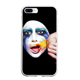 Чехол для iPhone 7Plus/8 Plus матовый с принтом Lady Gaga в Белгороде, Силикон | Область печати: задняя сторона чехла, без боковых панелей | lady gaga | взгляд | звезда | знаменитость | леди гаага | певица | поп | портрет | эпатаж | эпатажная